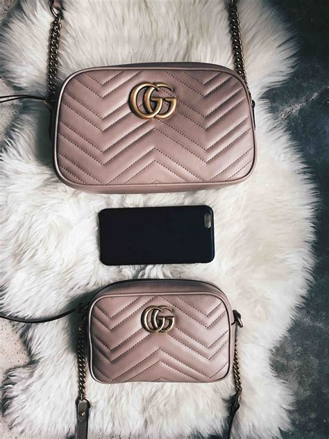 mini gucci marmont size|Gucci Marmont mini street style.